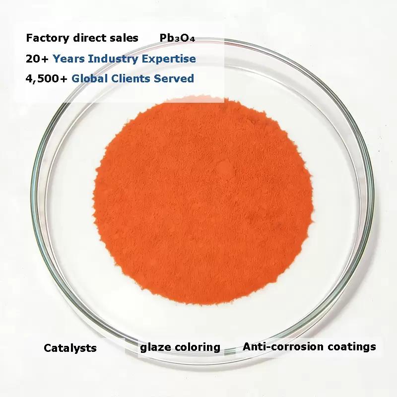 97% Red Lead Lead (II,IV) Oxide Anti-Rust Pigment for Coatings Ceramic Glaze Enamel