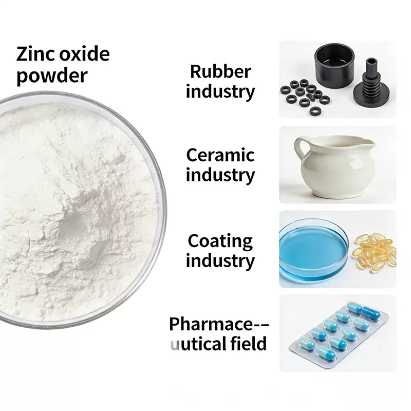 99.5% Zinc Oxide ZnO White Powder for Rubber Coatings Plastic Ceramic Glaze - Image 2