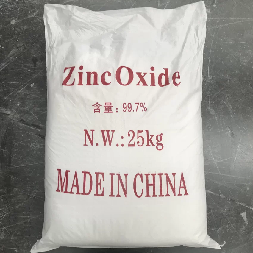 99.7% High Purity Zinc Oxide ZnO for Rubber Coatings Plastic Ceramic Ink