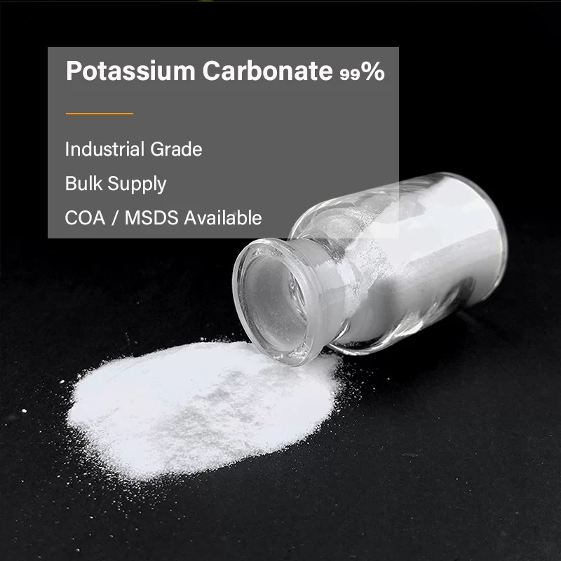 Potassium Carbonate 99% Min K2CO3 for Ceramic Glass Coatings Industry