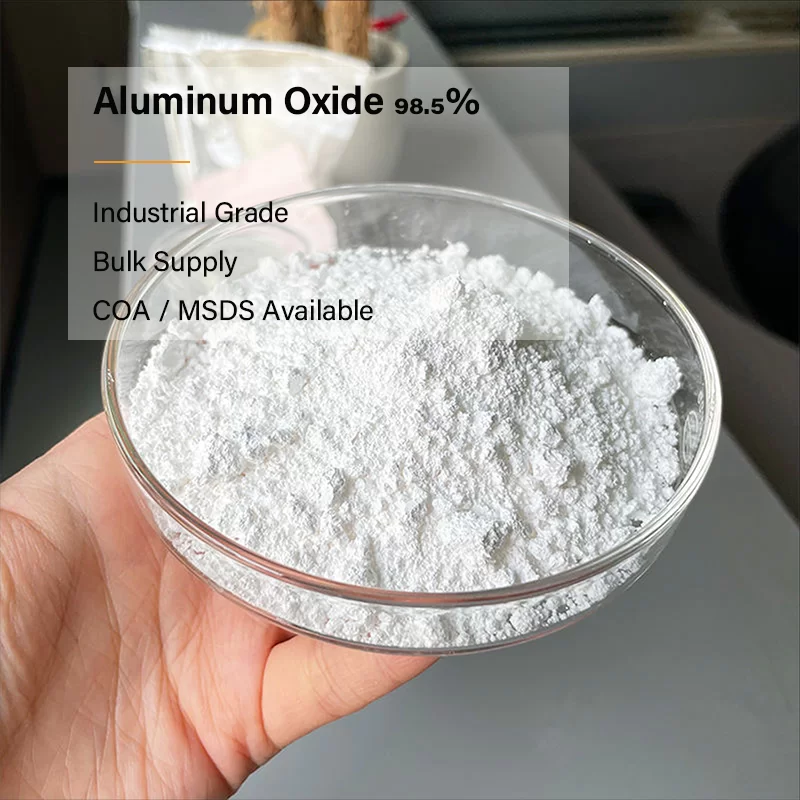 Aluminum Oxide Al2O3 High Purity White Powder for Ceramic Coatings Refractory