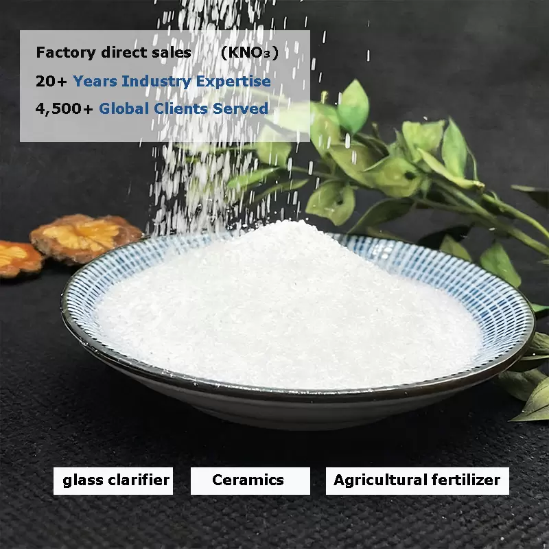 Industrial Grade 99% Min Potassium Nitrate KNO3 for Ceramic Glass Coatings Plastics