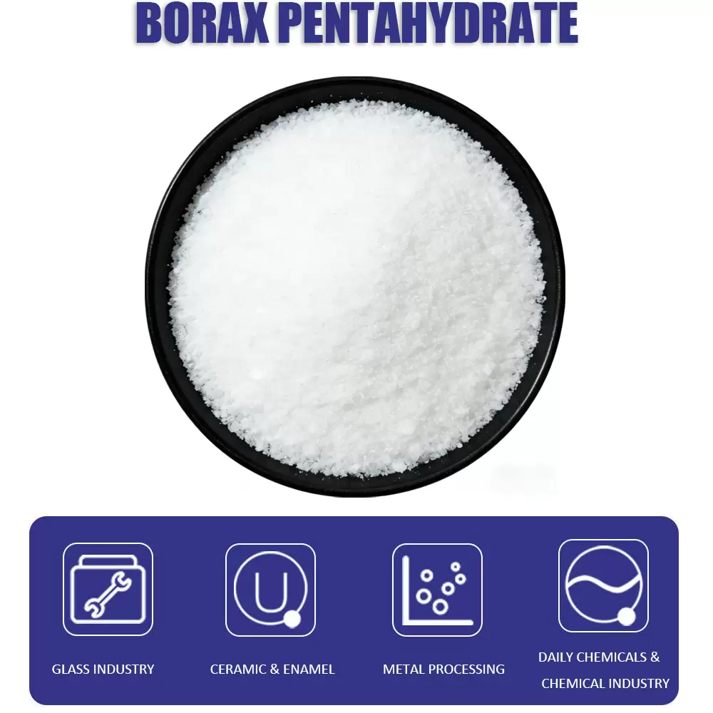 Turkish Borax Pentahydrate ETiBOR-48 Na2B4O7・5H2O for Ceramic Glass Coatings Fiberglass